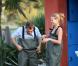 EXCLU - Photo ne pouvant être reproduite - Alexandre et Corina de Qui veut épouser mon fils ? 2 au parc Marineland à Antibes