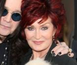 Ozzy et Sharon Osbourne avec leur chien Minnie 