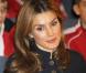 Letizia d'Espagne lors d'une conférence au 36e Salon du livre jeunesse de Madrid, le 21 décembre 2012.