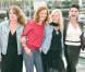 Lio, Florence Thomassin, Camille Japy et Ariane Séguillon à La Rochelle le 14 septembre 2012.