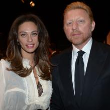 Boris Becker et sa femme Lilly Kerssenberg lors de la soirée IWC Schaffhausen Race Night à l'occasion du salon international de la Haute Horlogerie (SIHH) 2013 à Genève en Suisse le 22 Janvier 2013