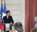 Nicolas Sarkozy, Claudia Cardinale et Giorgio Armani
