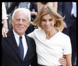 Giorgio Armani et Carine Roitfeld