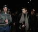  Pierre Casiraghi avec sa compagne Beatrice Borromeo à Monaco sur la ligne de départ du XVI Rallye Monte-Carlo historique, le 27 janvier 2013. 