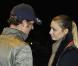  Pierre Casiraghi à Monaco avec sa compagne Beatrice Borromeo sur la ligne de départ du XVI Rallye Monte-Carlo historique, le 27 janvier 2013. 