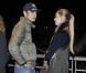  Beaucoup de tendresse, à l'heure de se dire au revoir... Pierre Casiraghi avec sa compagne Beatrice Borromeo sur la ligne de départ du XVI Rallye Monte-Carlo historique, le 27 janvier 2013 à Monaco. 