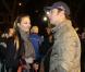 Pierre Casiraghi et Beatrice Borromeo à Monaco le 27 janvier 2013 avant le départ du 16e Rallye Monte-Carlo historique.
