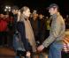 Pierre Casiraghi et Beatrice Borromeo à Monaco le 27 janvier 2013 avant le départ du 16e Rallye Monte-Carlo historique.
