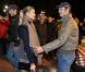 Pierre Casiraghi et Beatrice Borromeo à Monaco le 27 janvier 2013 avant le départ du 16e Rallye Monte-Carlo historique.