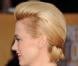 January Jones prise de profil aux Screen Actors Guild (SAG) Awards, le 27 janvier 2013.