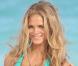 Erin Heatherton prend la pose au cours d'un shooting pour Victoria's Secret à Saint-Barthélemy. Le 1er février 2013.