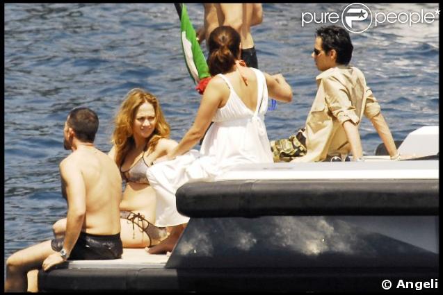 Jennifer Lopez et Marc Anthony  vivent la Dolce Vita en Italie