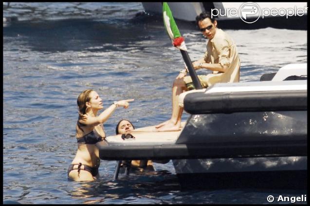Jennifer Lopez et Marc Anthony  vivent la Dolce Vita en Italie