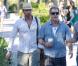 Gerard Butler et Mel Gibson se promènent dans les rues Miami, le 2 février 2013.