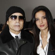Anissa et Jean-Luc Delarue à Paris, le 21 janvier 2012.