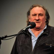 Gérard Depardieu à Paris, le 18 fevrier 2013.