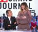 Daphné Bürki annonce sa grossesse sur le plateau du Grand Journal de Canal + le lundi 7 janvier 2013