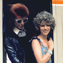Angela Bowie, la première femme de David Bowie. Photo réalisée le 10 juin 2012. Photo prise en 1974.