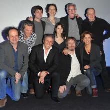 Richard Anconina, Yvan le Bolloch, Lionel Abelanski, Yann Samuell, Lola Creton, Corinne Masiero, Tom Stern, Julien Baumgartner au Festival 2 Cinema à Valenciennes, le 20 mars 2013.