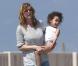 Ellen Pompeo : Plage et cerf-volant avec sa fille Stella et son mari