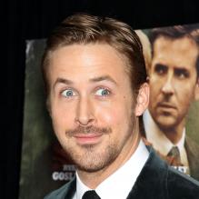 Ryan Gosling étonné à la première de The Place Beyond The Pines à New York, le 28 mars 2013.