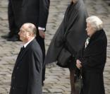 Jacques Chirac et Élisabeth de Gaulle. Le 8 avril 2006.
