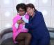Roselyne Bachelot touche le sein d'Audrey Pulvar, très coquine