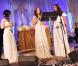 Natasha St-Pier, Elisa Tovati, Sonia Lacen (The Voice) en concert pour la sortie de l'album  Thérèse-Vivre d'amour  (prévue le 22 Avril 2013) à la Chapelle Sainte Thérèse de la Fondation des Apprentis d'Auteuil à Paris, le 10 avril 2013.