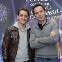 David Lantin et Jean-Philippe Doux au Futuroscope de Poitiers lors de l'inauguration du spectacle Lady Ô le 13 avril 2103.
