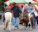 Naomi Watts et son mari Liev Schreiber emmènent leurs fils Alexander et Samuel au Farmers Market à Brentwood, le 14 avril 2013.