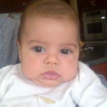 Shakira a posté une photo de son fils Milan sur Twitter, le 15 avril 2013.
