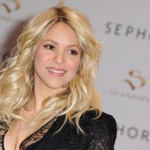 Shakira à Paris, le 27 mars 2013.