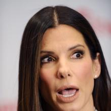 Sandra Bullock pendant le panel 20th Century Fox pour le CinemaCon au Ceasar's Palace Hotel de Las Vegas, le 18 avril 2013.