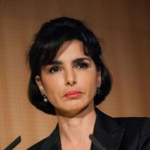 Rachida Dati lors d'un débat à Paris, le 17 avril 2013.