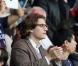 Jean Sarkozy pendant le match entre le PSG et Valenciennes (1-1) au Parc des Princes, Paris, le 5 mai 2013.