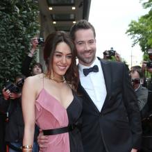Sofia Essaïdi et Emmanuel Moire à la 4e édition du <em>Global Gift Gala</em> au George-V à Paris le 13 mai 2013.