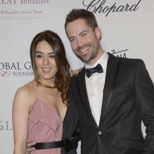 Sofia Essaïdi et Emmanuel Moire à la 4eme édition du <em>Global Gift Gala</em> au George-V à Paris le 13 mai 2013.