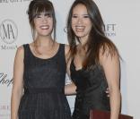 Mélanie Doutey et Anne-Sollen Hatte à la 4e édition du  Global Gift Gala  au George-V à Paris le 13 mai 2013.