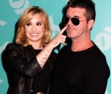 Demi Lovato et Simon Cowell à la soirée  Fox Upfront Presentation  à New York, le 13 mai 2013.