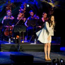 Lana Del Rey lors de son concert à Genève le 1er mai 2013.