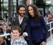 Bérénice Bejo et Tahar Rahim arrivent sur le plateau du Grand Journal de Canal+ durant le 66e Festival de Cannes, le 16 mai 2013.