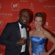 Lorie et Jimmy Jean-Louis à la soirée d'ouverture du VIP Room à Cannes le 15 mai 2013.