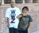 Exclusif - Maddox et Pax, les enfants de Brad Pitt et Angelina Jolie le 9 mars 2013 à Woodland Hills