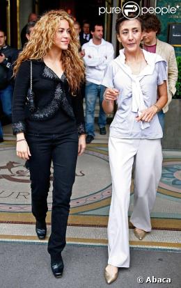 Ingrid Betancourt et Shakira à l'hôtel Meurice