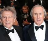 Roman Polanski et Jackie Stewart lors de la montée des marches du film All Is Lost au Palais des Festivals, Cannes, le 22 mai 2013.
