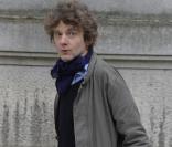 Michel Gondry - Obsèques de Georges Moustaki au Père-Lachaise à Paris. Le 27 mai 2013.