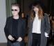 Etienne Daho et Lou Doillon au défilé Saint Laurent Paris, le 4 mars 2013.