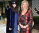 Exclusif - Isabelle Adjani et Dominique Ouattara lors de la remise du prix Sedar à la ministre déléguée chargée de la Francophonie, Yamina Benguigui, dans les jardins de l'ambassade du Sénégal à Paris le 4 juin 2013