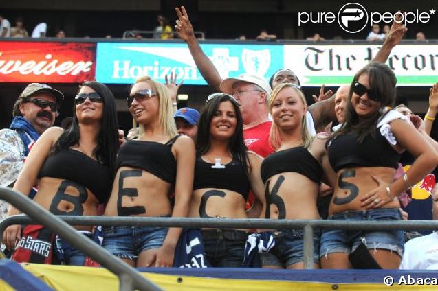 Les fans de David Beckham mouillent le maillot