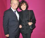 Denise Fabre et son mari à la soirée privée Piaget à l'Orangerie Éphémère dans le jardin des Tuileries, le 13 juin 2013